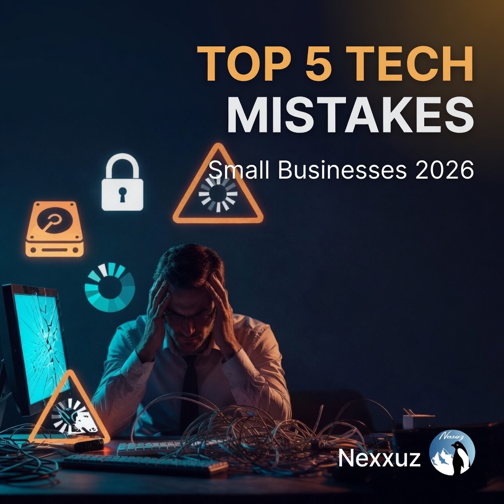 Top 5 Tech Mistakes Small Businesses Make in 2026 (and How to Fix Them)